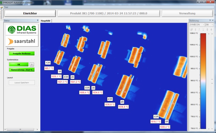 連鑄過程自動控制紅外熱像系統(tǒng)